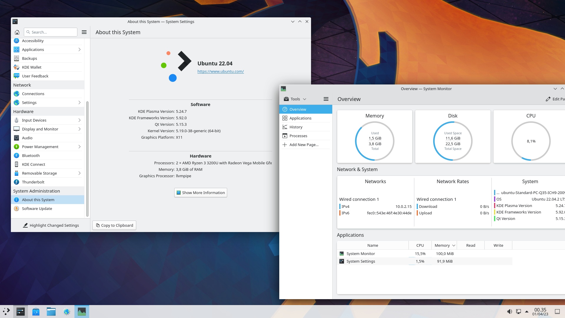 kde